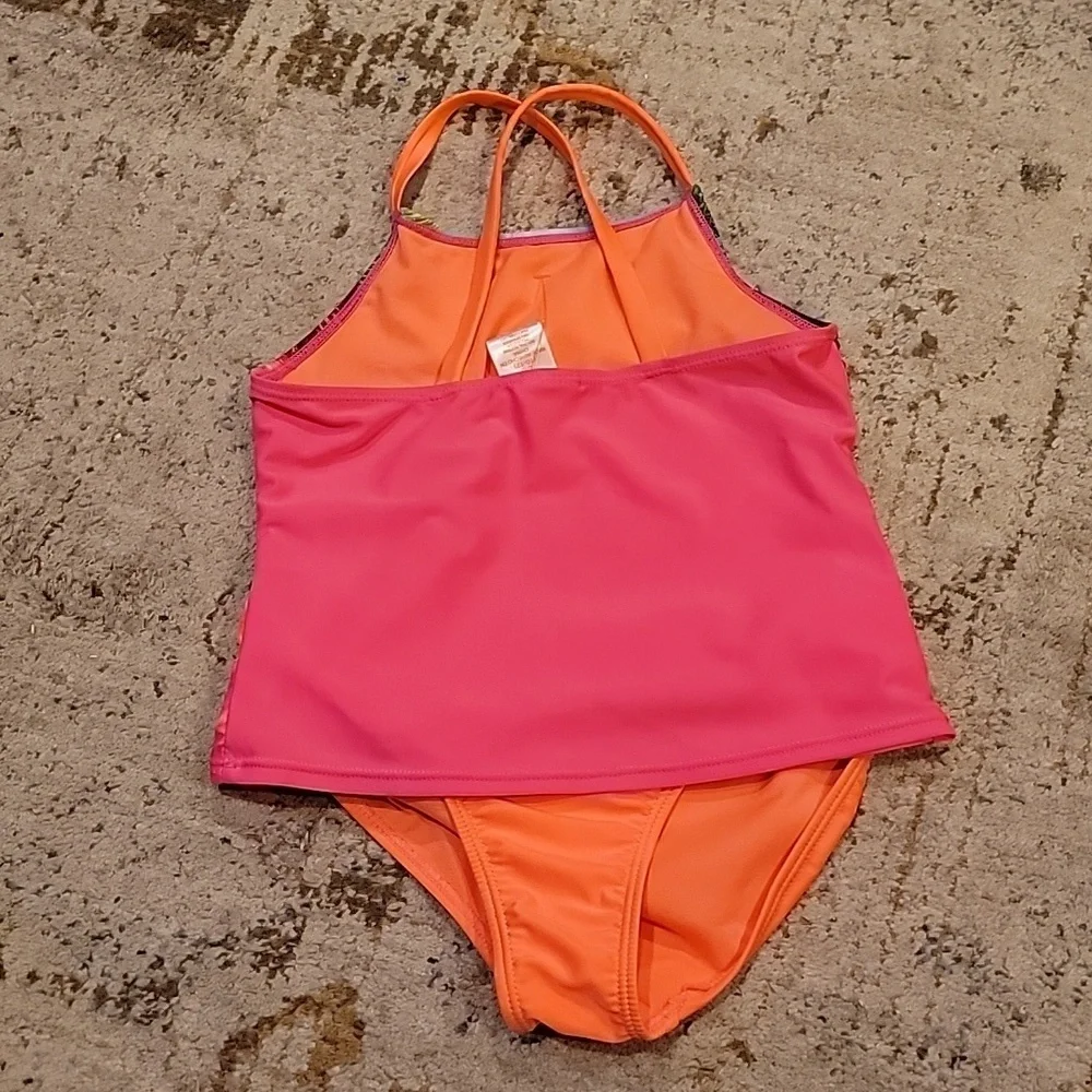 Wonder Nation Girls 2 piece swimsuit